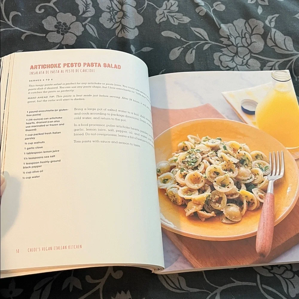 Chloe's Vegan Italian Kitchen Cookbook  Super Yummy Recipes